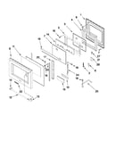 Oven door parts