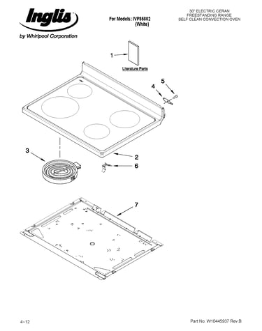 Cooktop parts