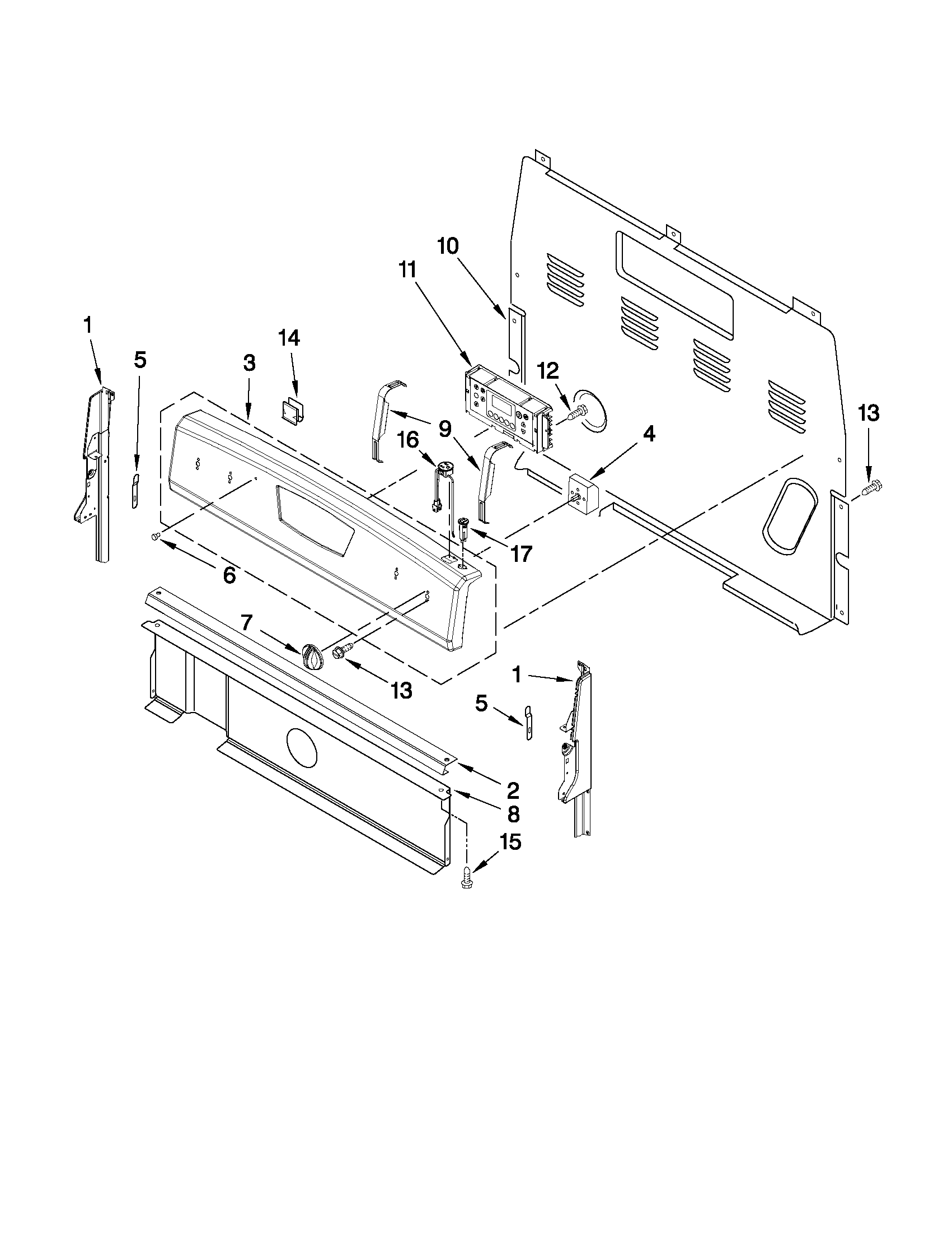 Control panel parts