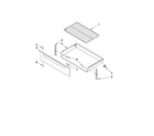 Inglis IVP85802 drawer & rack parts diagram