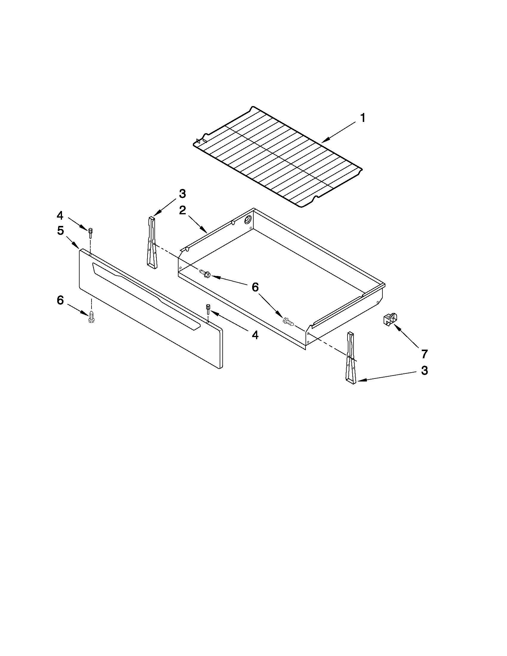 Drawer & rack parts
