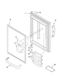 Refrigerator door parts