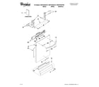Whirlpool WDT910SAYH1 door and panel parts diagram