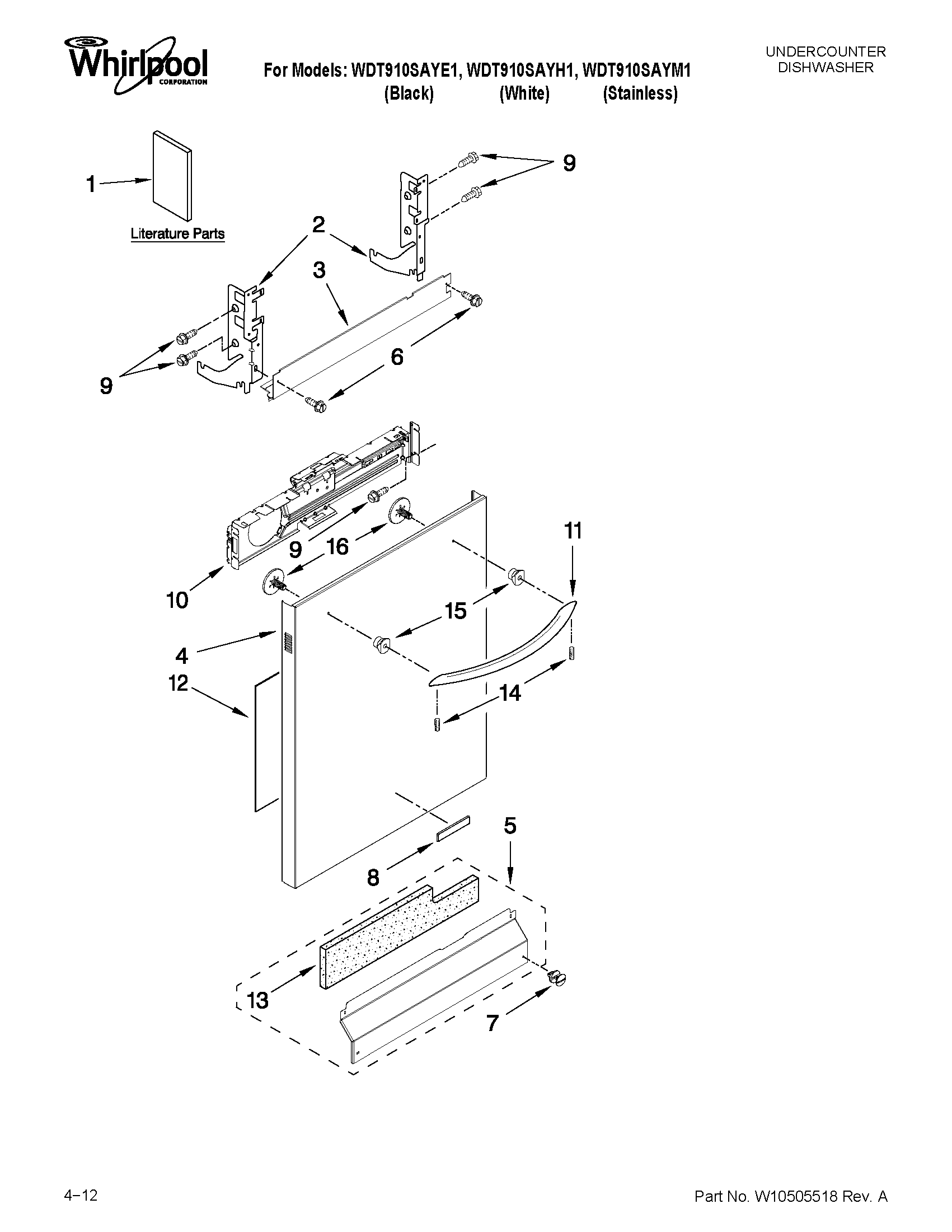 Door and panel parts