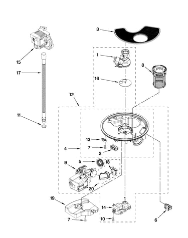 Pump and motor parts