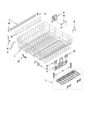 Upper rack and track parts