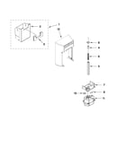 Motor and ice container parts