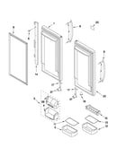 Refrigerator door parts