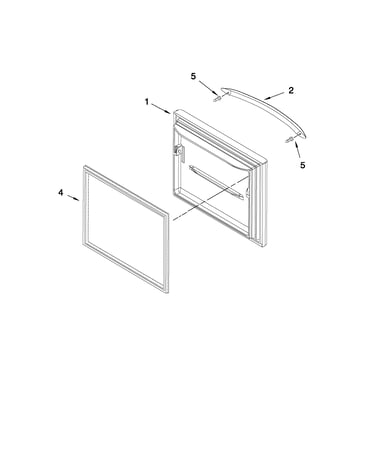 Freezer door parts