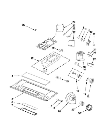 Interior and ventilation parts