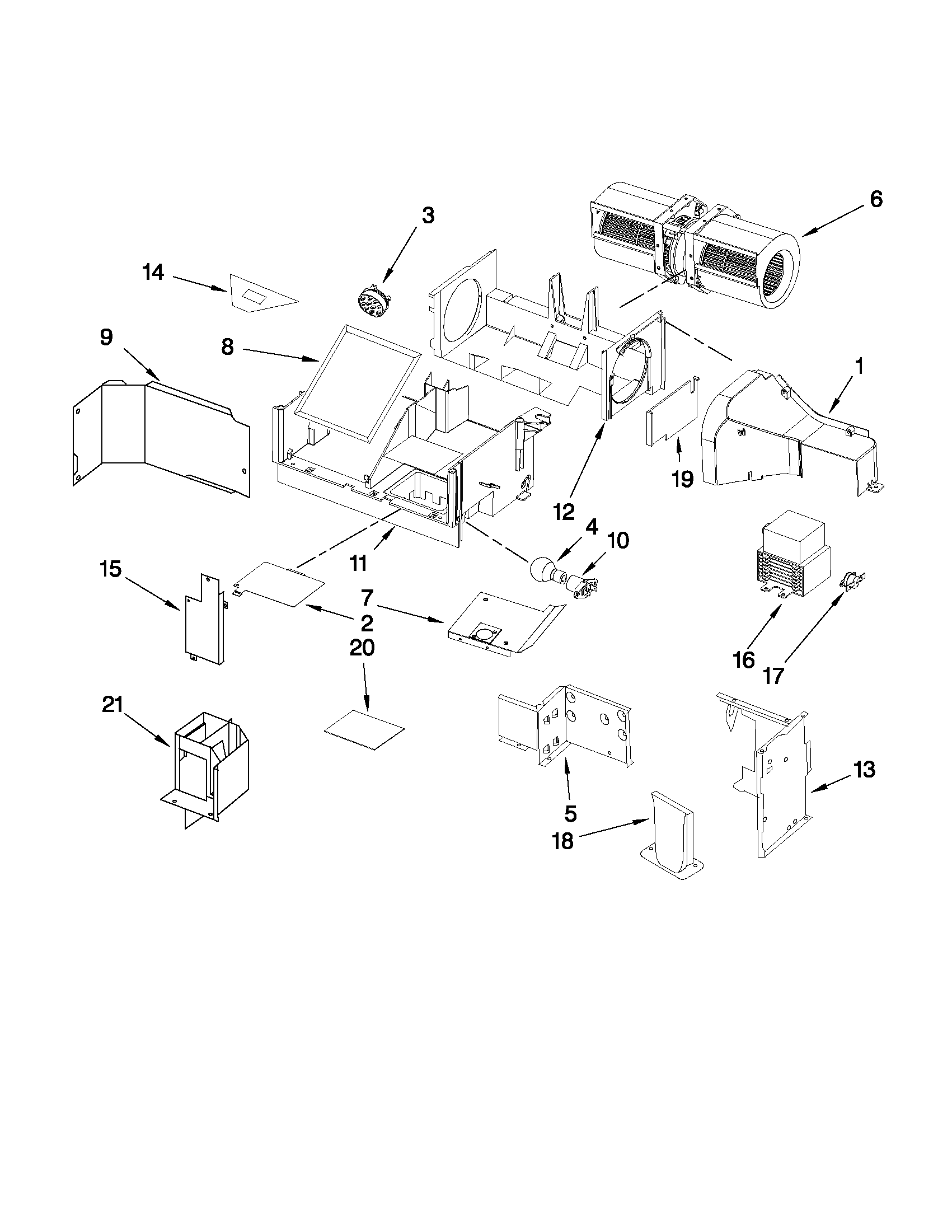 Air flow parts