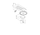 Whirlpool GMH5205XVQ1 turntable parts diagram