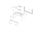 Whirlpool GMH5205XVB1 cabinet and installation parts diagram