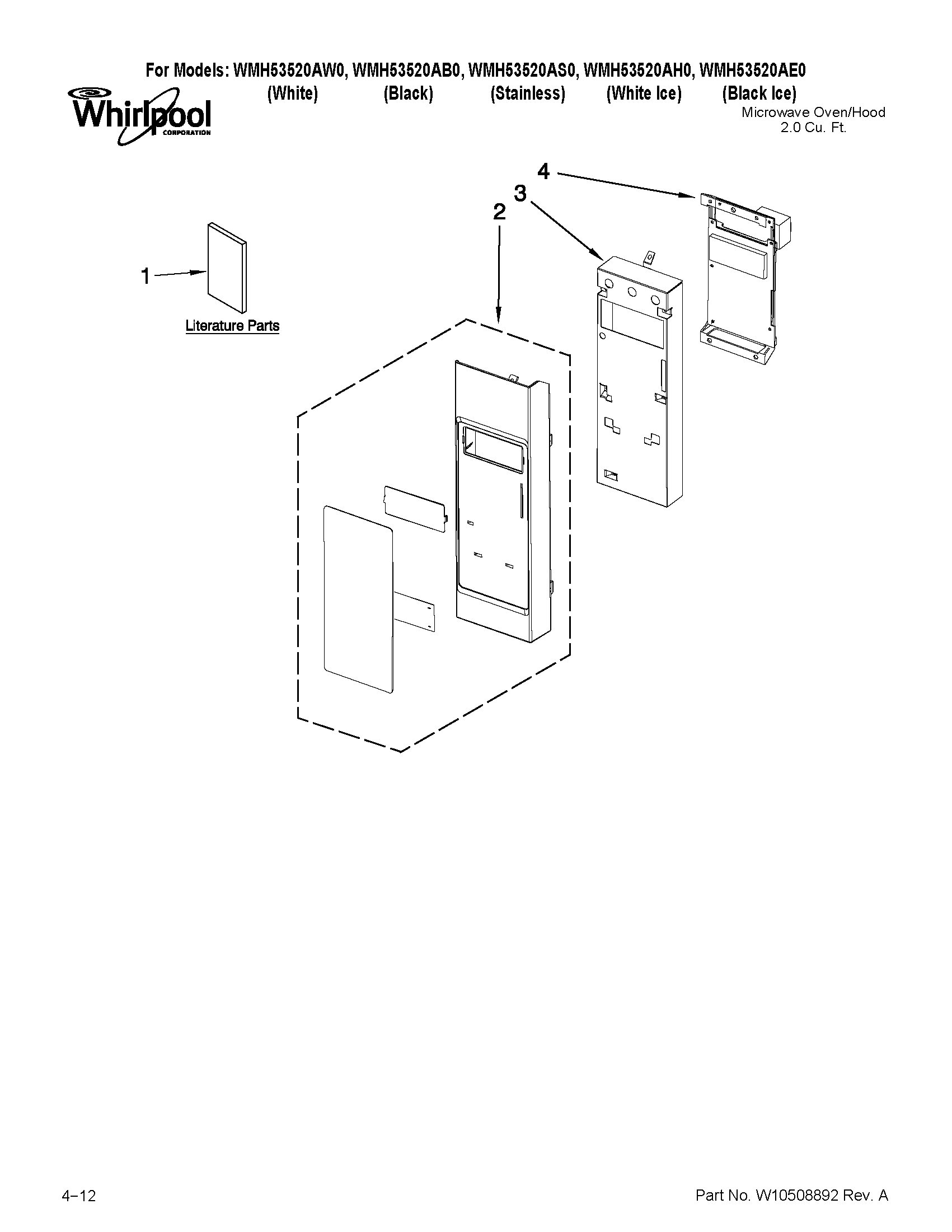 Control panel parts