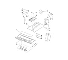 Whirlpool WMH53520AS0 interior and ventilation parts diagram
