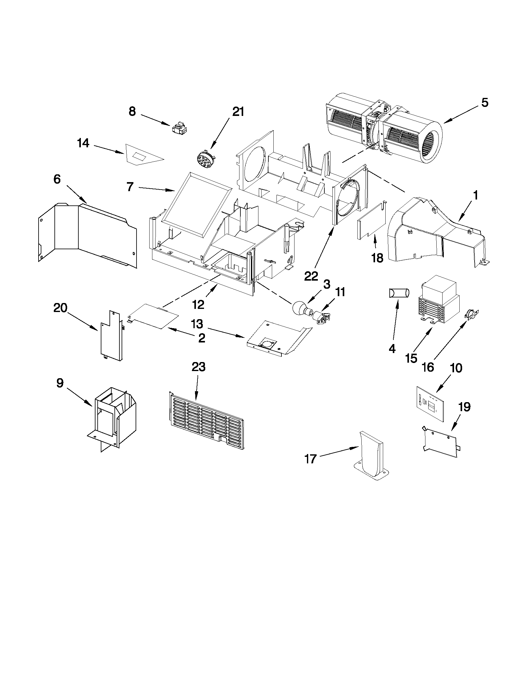Air flow parts