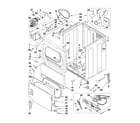 Maytag MDG17PDAWW0 cabinet parts diagram