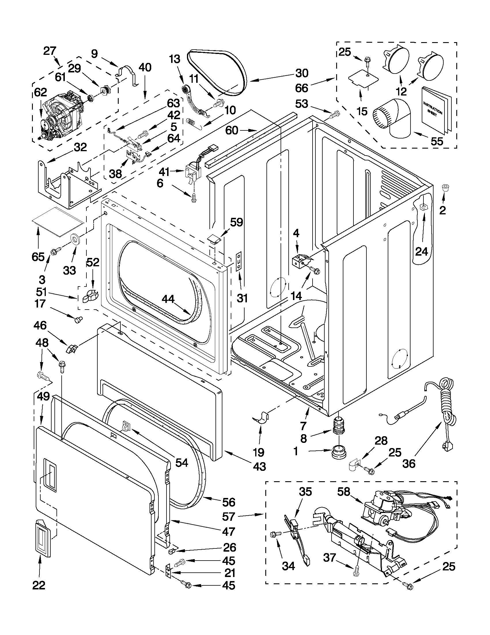 Cabinet parts