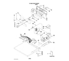 Maytag MDG17CSAWW0 top and console parts diagram