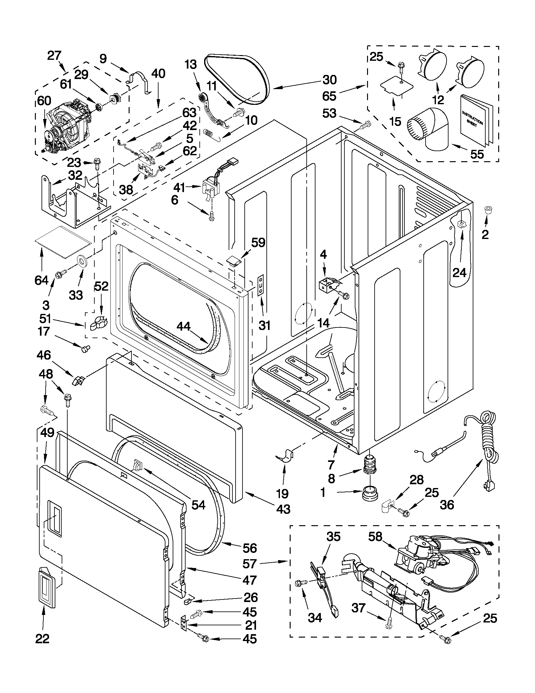 Cabinet parts