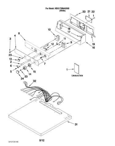 Top and console parts