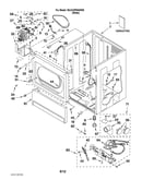 Lower cabinet and front panel parts