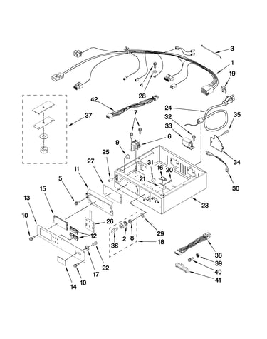Control panel and separator parts