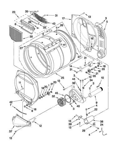 Upper and lower bulkhead parts