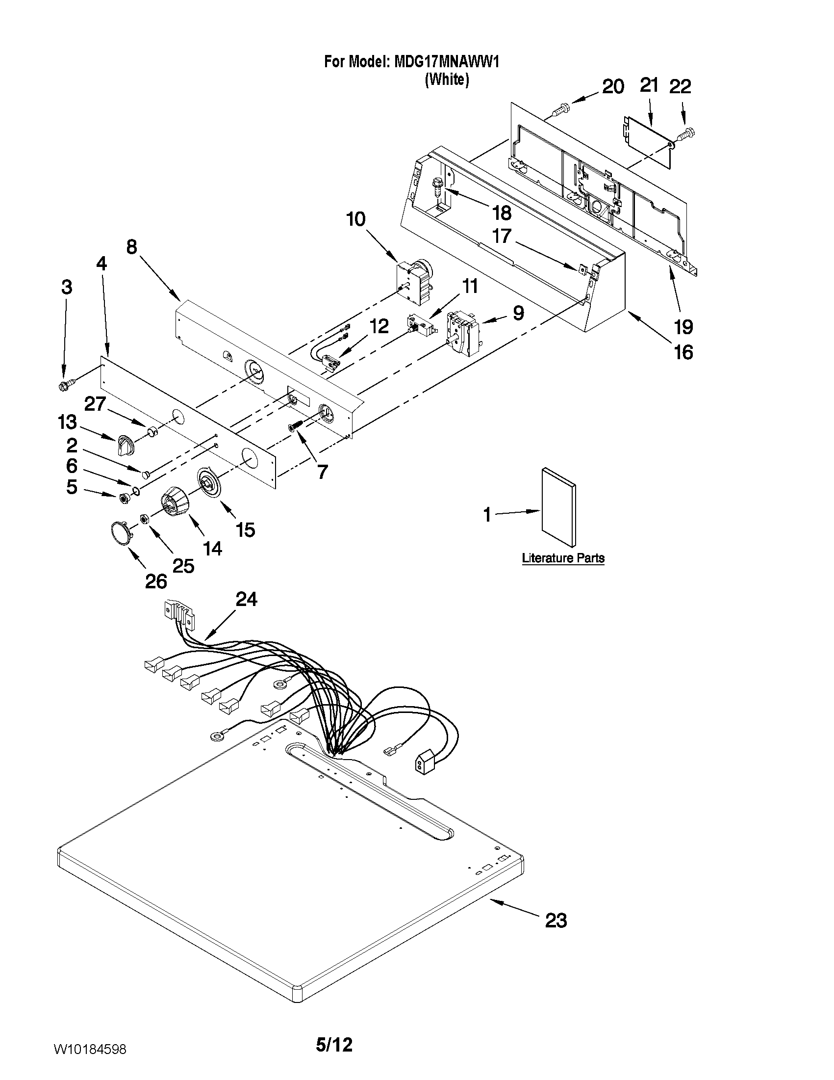 TOP AND CONSOLE PARTS