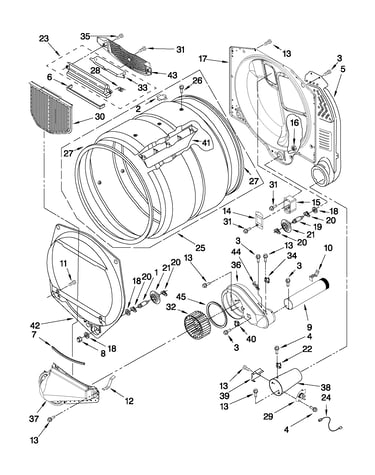 Upper and lower bulkhead parts