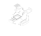 Jenn-Air JDS8850CDS00 drawer and rack parts diagram