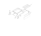 Maytag MGR8772WW0 drawer and rack parts diagram