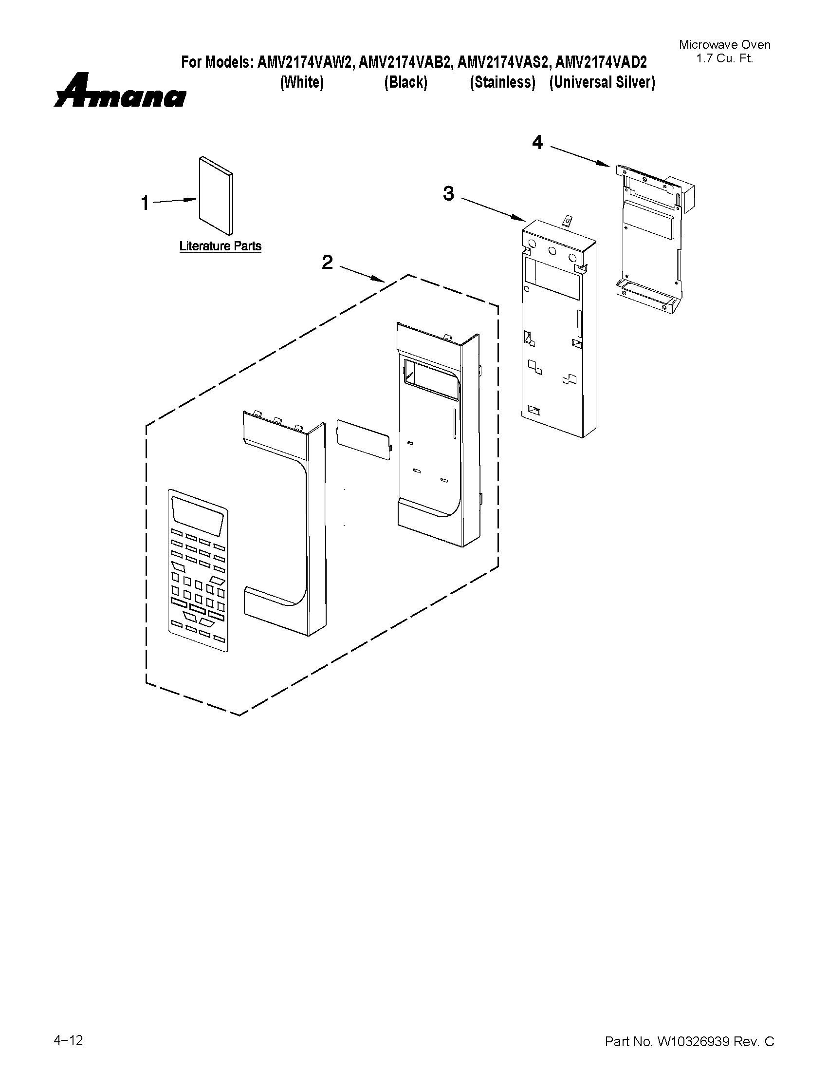 CONTROL PANEL PARTS