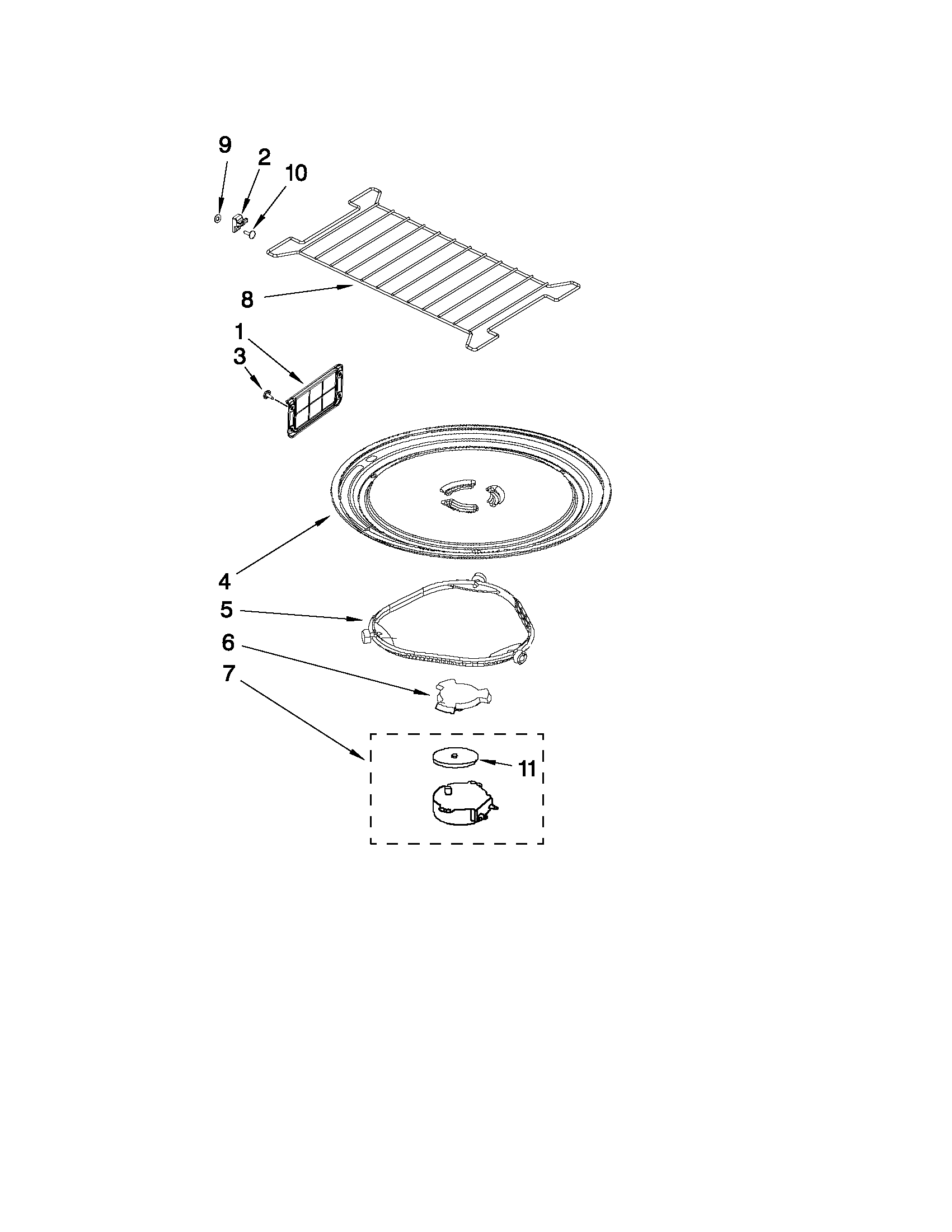 Turntable parts