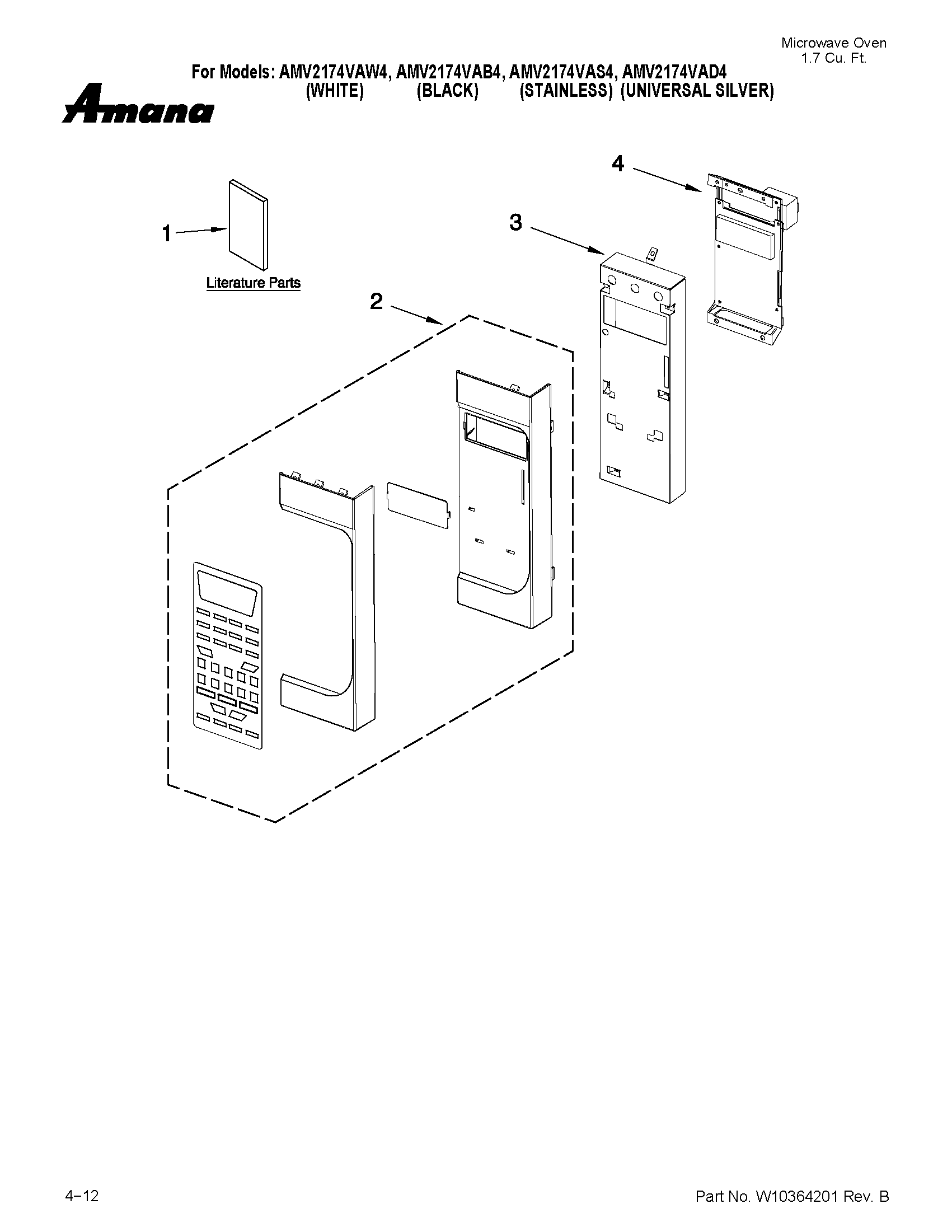 Control panel parts