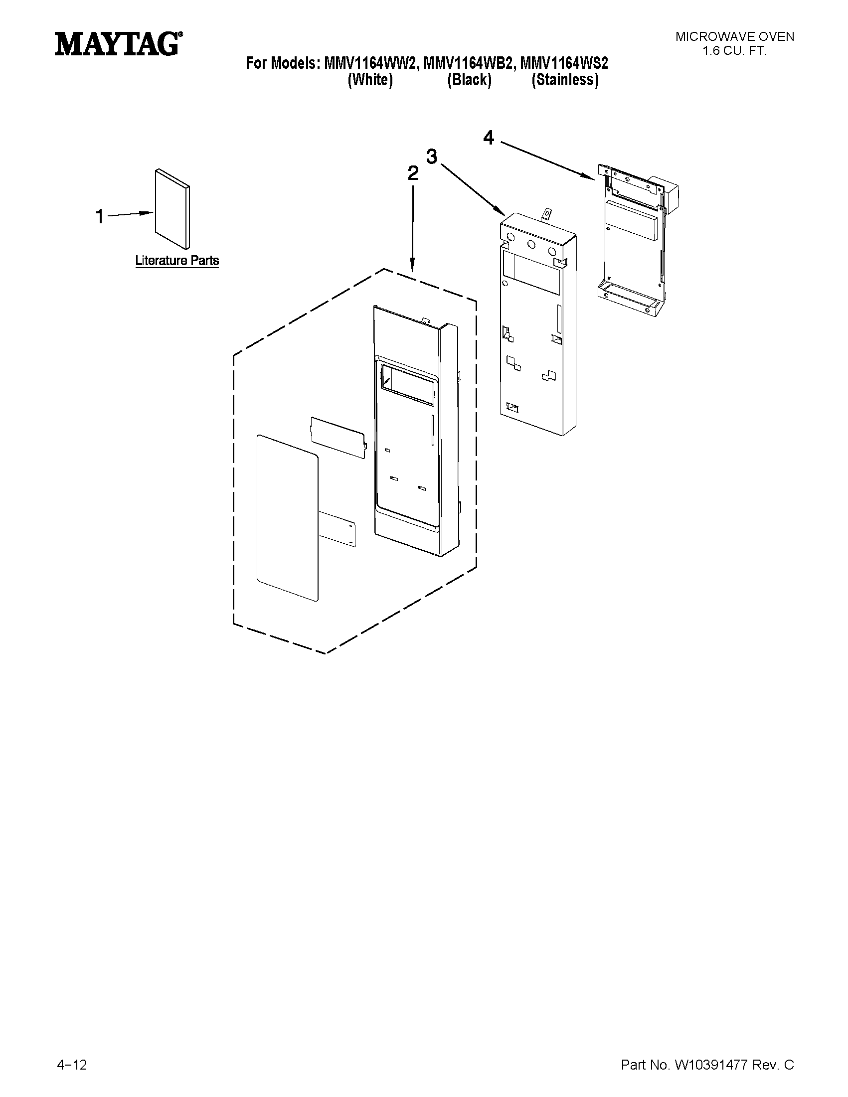 Control panel parts