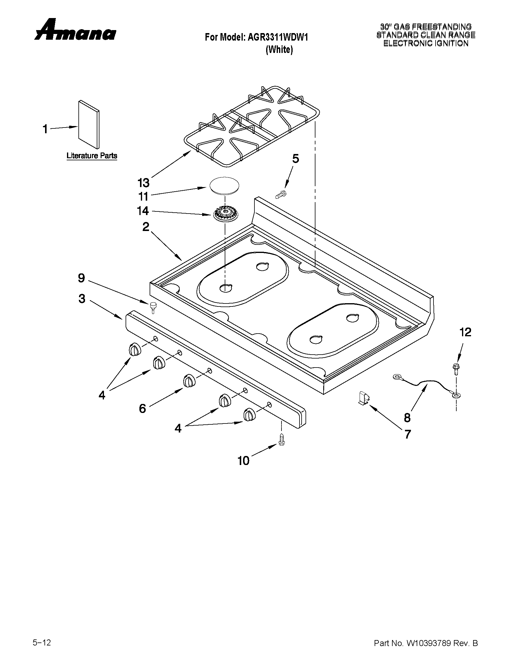 Cooktop parts