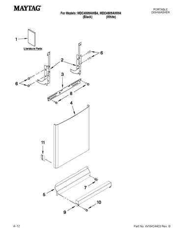 Door and panel parts