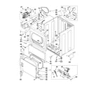 Maytag MDG17MNAWW2 cabinet parts diagram