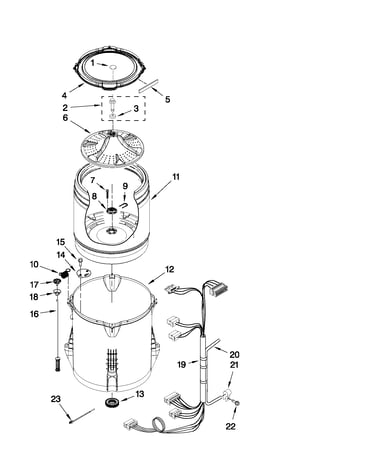 Basket and tub parts