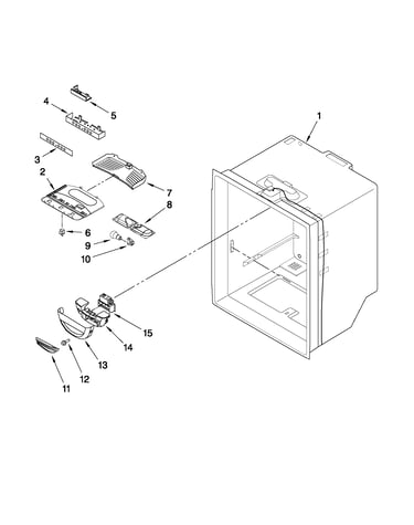 Refrigerator liner parts