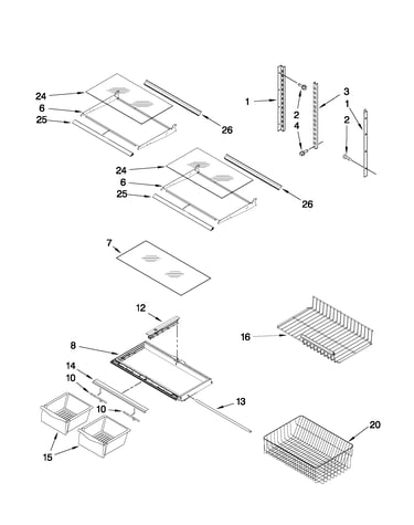 Shelf parts