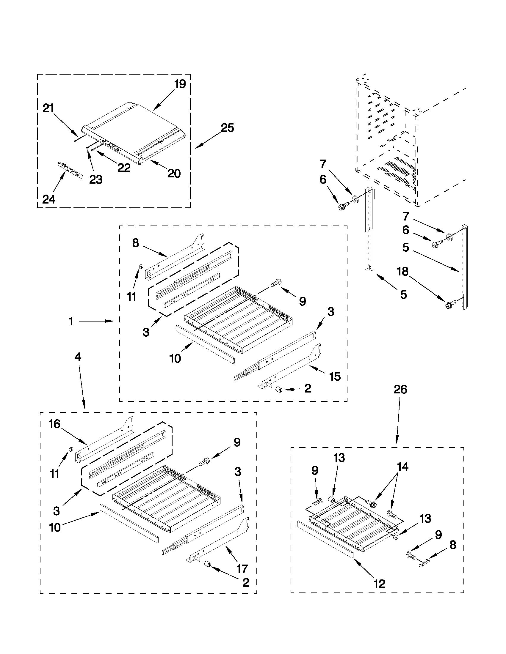 Shelf parts