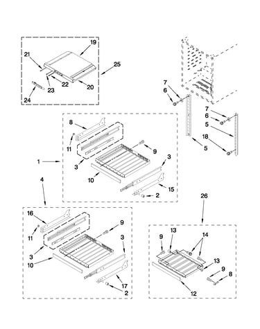 Shelf parts