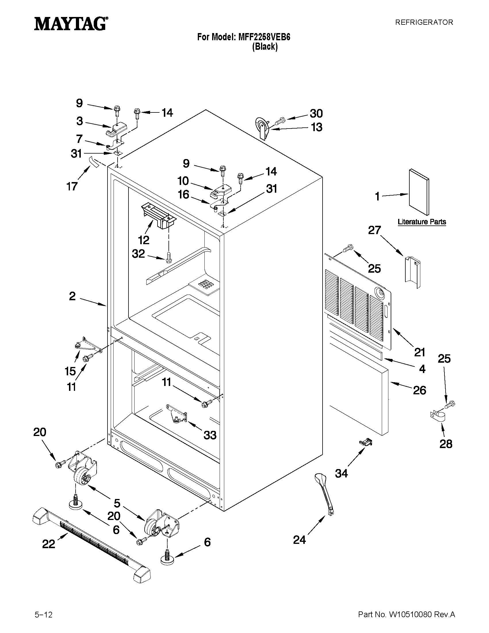 CABINET PARTS