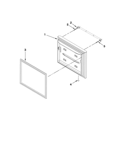 Freezer door parts