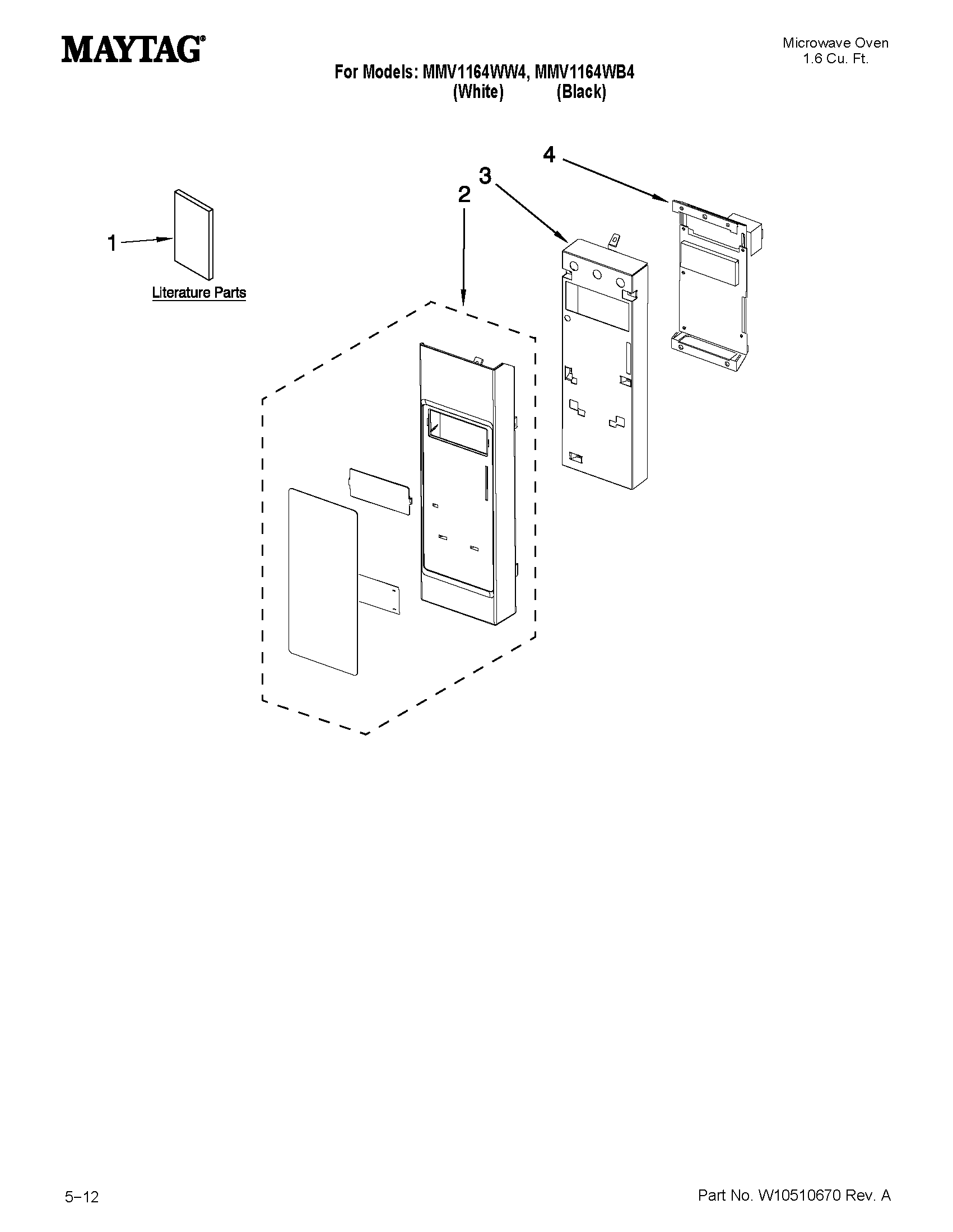 Control panel parts