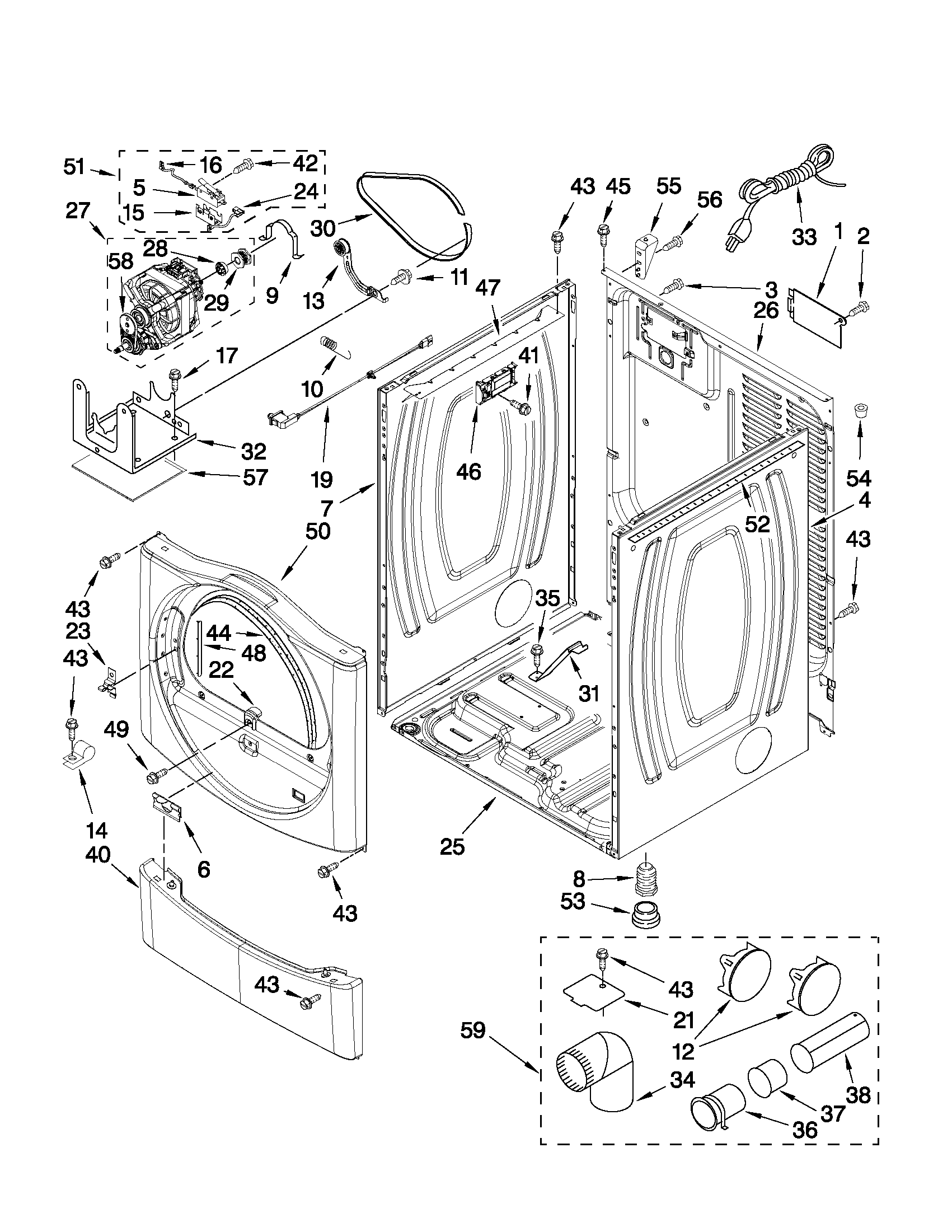 Cabinet parts