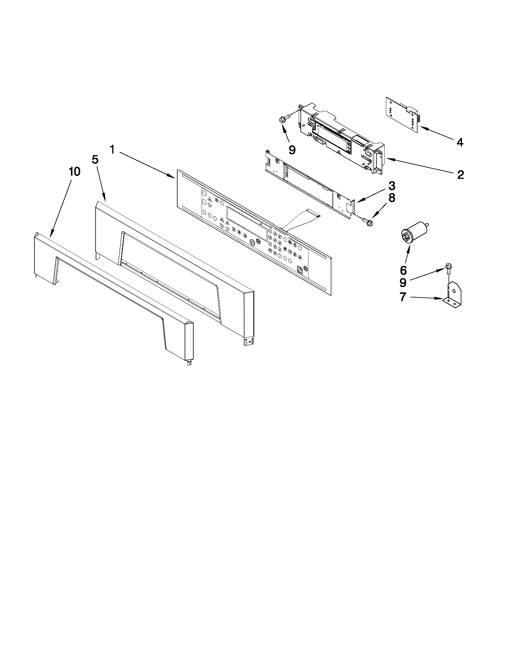 Control panel parts