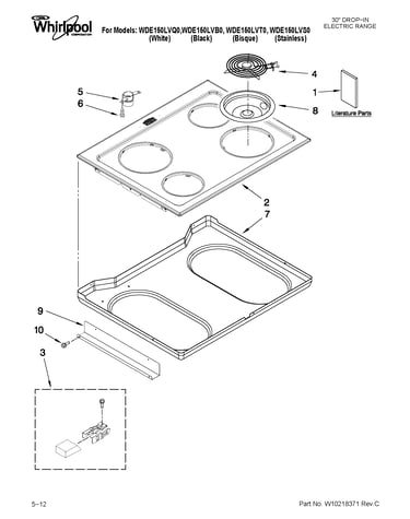 Cooktop parts